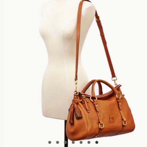 Dooney & Bourke Large Satchel in Natural - Picture 5 of 9